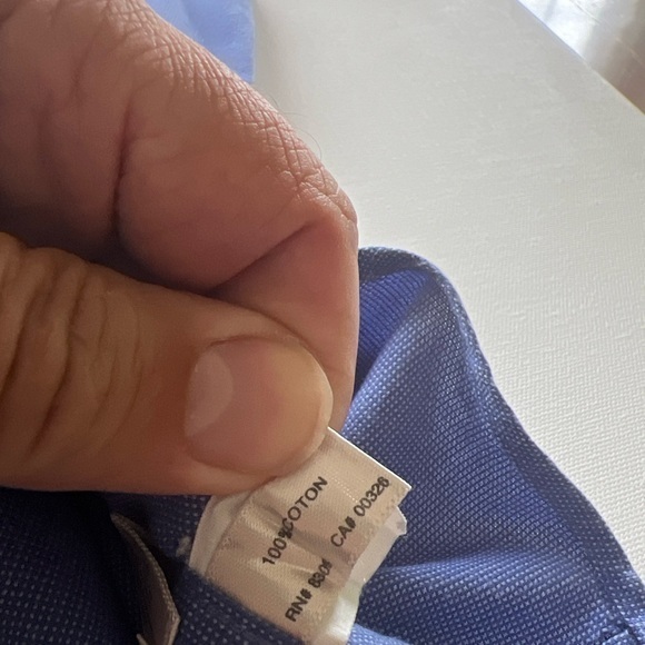 EUC Cutter & Buck Shirt Mens 2XL BlueButton Up Short Sleeve Cotton‎ 🔥 (Q) - Picture 4 of 4